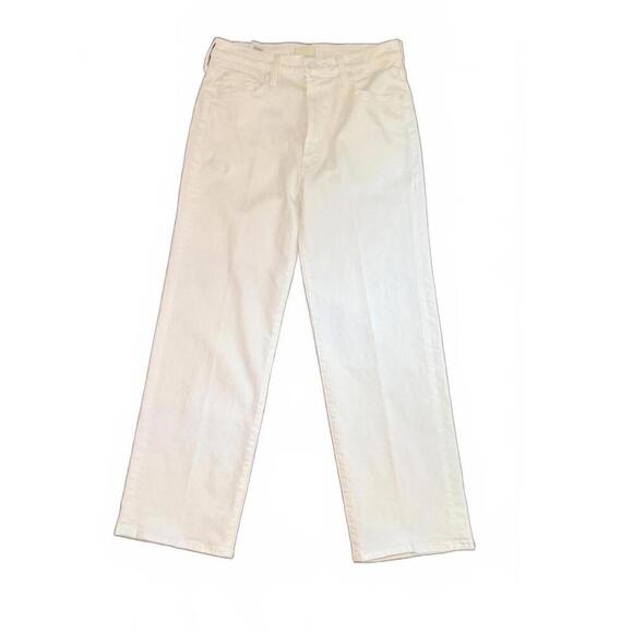 Mother Denim - New Mother White Straight Jeans, size 30